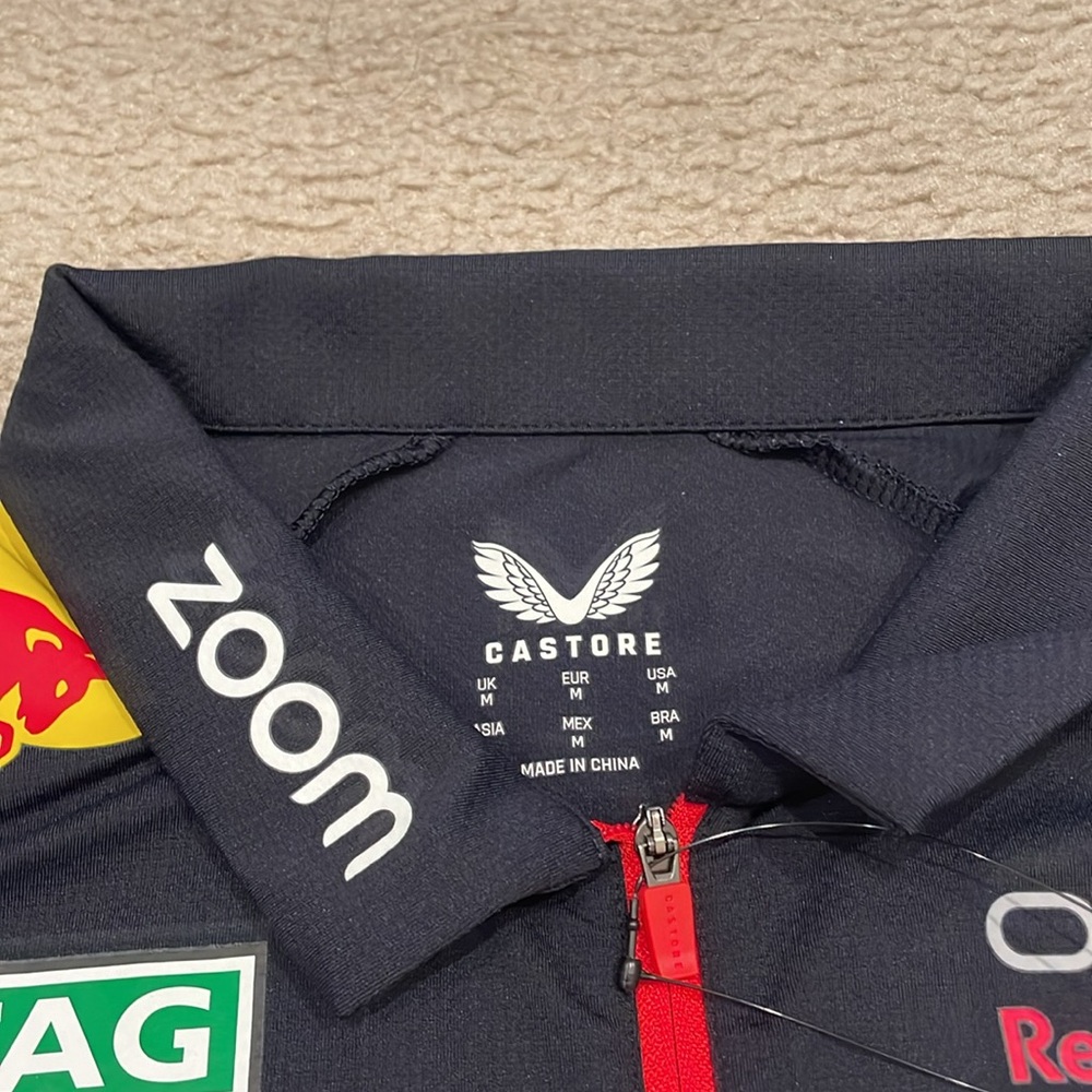 Castore ORACLE RED BULL RACING MENS POLO SHIRT - NIGHT SKY men size M NWT - Picture 2 of 6